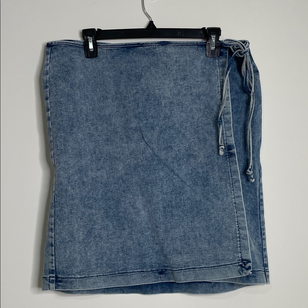 NYDJ Blue Pencil Skirt